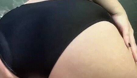 Princess Diss showing off in her tiny bikini