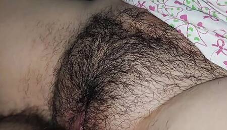 Xxx this is what my stepsister's big hairy pussy looks like it's really very big, impressive