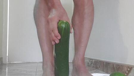 Big veggie in my asshole