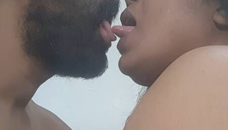 Mature stepmom Soft kiss ????