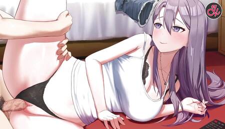 Hentai Uncensored Stepsister in Pajamas Wet Her Tight Pussy While Waiting for Me From College