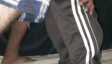 Handjob with boyfriend