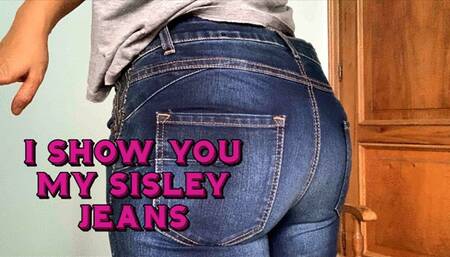 I wear and show you a pair of low-waisted Sisley jeans