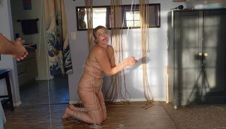 Cutting String and Fucking a Cocksleeve