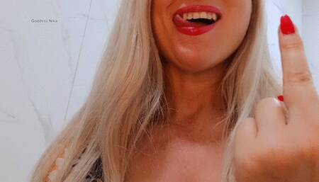 Broke For Middle Finger