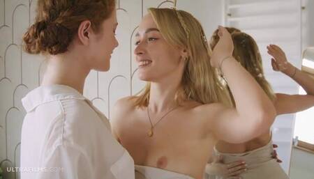 Sweet lesbian 3some with two chicks Diana Heaven and Kelly Collins