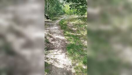 A walk in the park ended with a powerful orgasm.