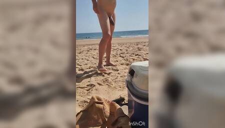 On the Nudist Beach