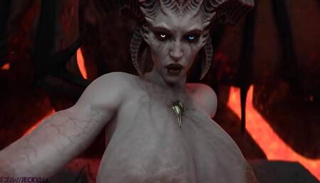 Hot sex with Lilith from Diablo