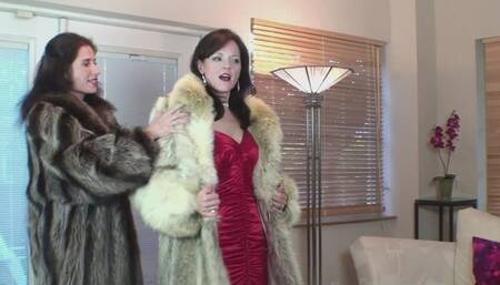 Sexy Wicked Step Sisters in Furs