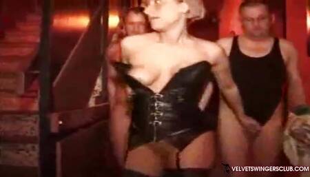 Velvet Swingers Club Euro Gangbang Party in germany