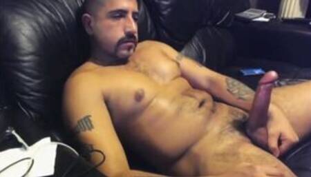 Home Alone Latin Daddy Jerks Off