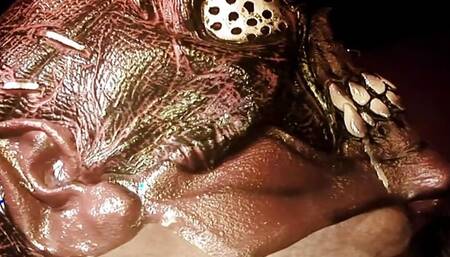 Three Blonde Sex Bombs Are Fucked by Some Ripped Masked Guys in a BDSM Dungeon