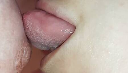 My neighbor licks my nipples while my girlfriend watches and masturbates - Lesbian-candys