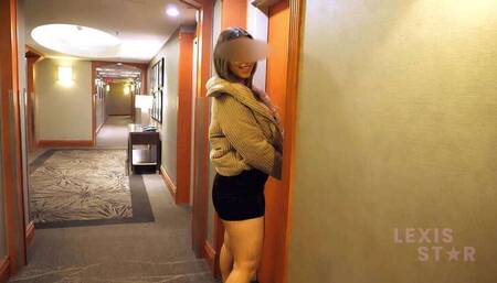 Hotel Workers and Lexis Star's Raunchy Encounter: Blowjob, Creampie, and Big Tits