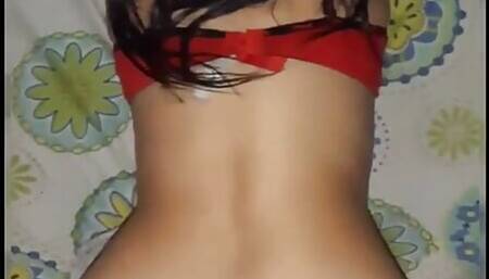 Talking to Her Boyfriend Who Can't Come Because of the Covid 19