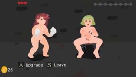 Dungeon of Desire [Hentai Pixel game] Ep.2 She wanted so much to handjob that naughty goblin