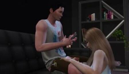 Sucking My Gamer Boyfriend's Dick While Playing - Steven Sex Scene Only
