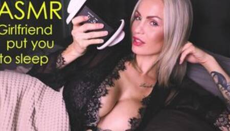 ASMR Lovely Girlfriend put you to bed Calm english Whispering Enjoyin