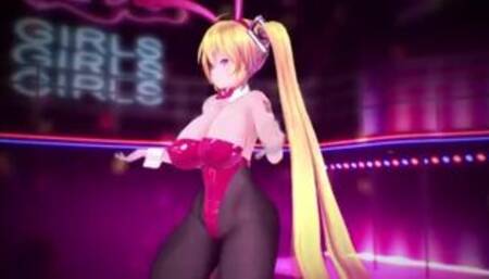 MMd r18 bunny miku work as stripper and serve cold beer while twerking 3d hentai