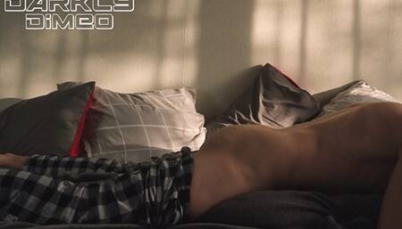 Morning Routine. Quiet Whisper Turns Loud Moans of Hot Daddy Pillow Humping and Moves Hips Sexually