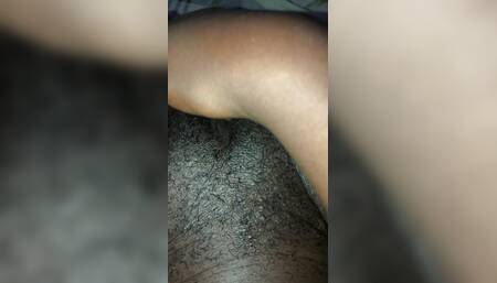 Horny black babe pussy fingering