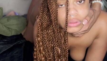 Lightskin Bubble Butt Babe Loves Backshots from BBC