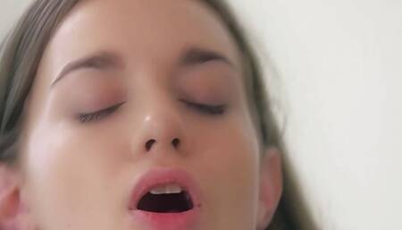 Two Pretty but Not Experienced Lesbian Angels Are Eating Each Other Outdoors by the Pool