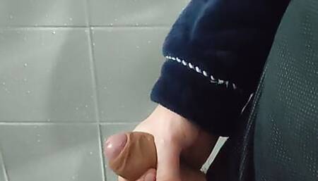 Hot jerk off in shower
