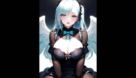 Hentai Anime Art Generated by Ai: Temptation of Angels and Demons 1