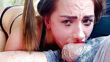 Sloppy Throat Fuck Balls Deep Facefucking