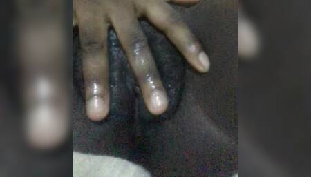 Black girl masturbate after watching porn
