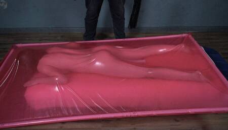 Flogging in a pink vacuum bed with vibro