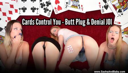 Cards Control You - Butt Plug JOI with surprise ending