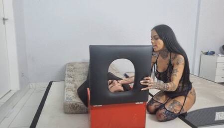 GASSY GIRL PUNISHING SLAVE By IVY BUARQUE AND DANIELO SANTIAGO CAM BY DANI FULL HD