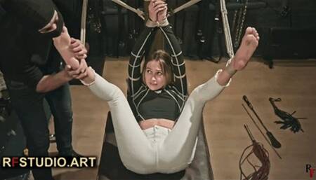 Ivanka - Legs Up Bondage, Foot Worship, Tickling, and Bastinado (FULL HD MP4)