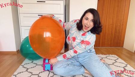 Pump to Pop and Sit to Pop 17inch Tuftex Balloons S2P P2P