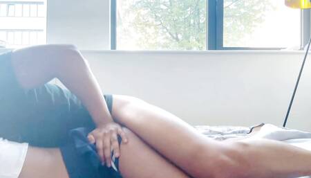 Stud wakes up his asian femboy twink for a hard fuck