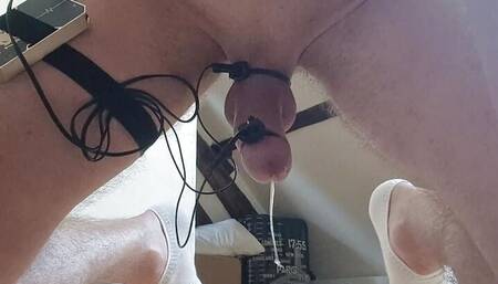 E-stim et prostate dripping