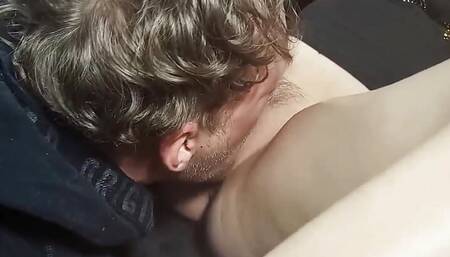 Stepdad Comes Under My Desk And Licks Me Until I Squirt