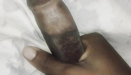 Masturbating