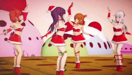 Mmd R-18 Anime Girls Sexy Dancing clip 11
