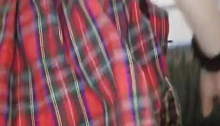 Two horny dudes fucking a hot German schoolgirl doll