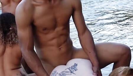 I TOOK MY BABES TO TWO GUYS TO FUCK THEIR TIGHT PUSSIES ON A RIDE IN RIO