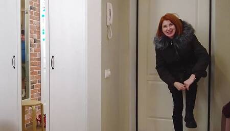Redhead Girl Gets Licked and Fucked on Camara by an Older Dude