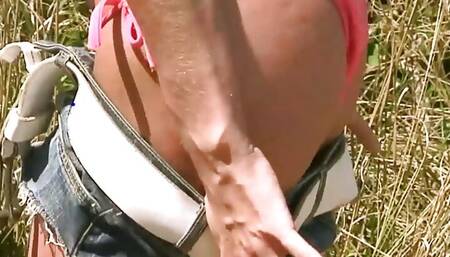Summer, sun, blonde and horny (18+) with the buggy