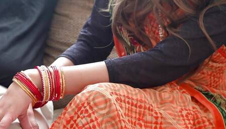 Cheating wife tells husband story about sex with another man after nightclub. Dirty talking sex!