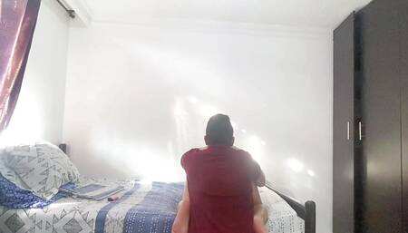 Young Gay Man Seduces His Straight Stepbrother, the Gay Boy Enters His Room to Be Fucked Bareback, He Cums Inside