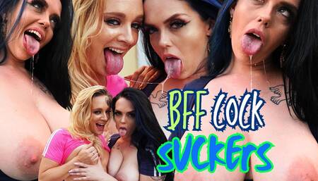BFF Cocksucking PAWG Sluts Blowjob Competition