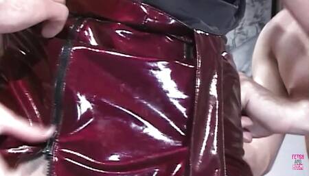 Gorgeous Beauty Wakes up to Bondage and an Amazing Orgy with Many Big Thick Cocks